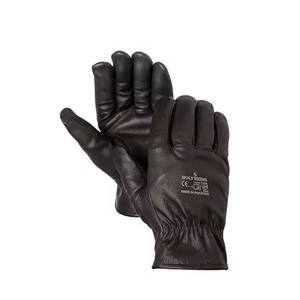 Guantes de conductor de cuero de piel de cabra con guantes de conductor de trabajo de seguridad de grano de pulgar de Ala - Product Image 4