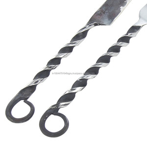 Hand Forged Vintage Twisted Knife and <b>Fork</b> Cutlery Set at LOW PRICE - Product Image 2