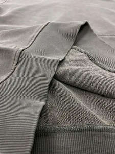 Plus tamaño 400gsm peso pesado personalizado de gran tamaño hombres ácido lavado con capucha vintage liso sudaderas con capucha a granel - Product Image 4