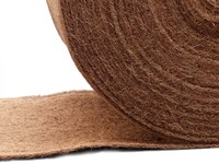 Rouleaux de tapis en fibre de coco durable Compostable, vente en gros de feuilles de coco naturel, rouleau de tapis bio
