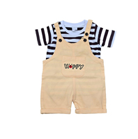 Romper Bayi Unisex Musim Dingin Bahan Spandex/Serat Bambu, Ritsleting YKK Dua Arah, Kancing Perekat, Motif Bunga Bergaris, Ringan