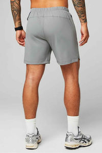 2025-26 pantalones cortos de cintura elástica para hombre con logotipo personalizado, ropa deportiva holgada de verano, pantalones cortos de gimnasio negros informales para hombre con servicio OEM - Product Image 3