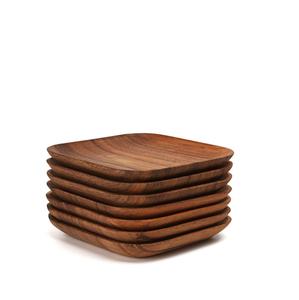 จานเสิร์ฟอาหารค่ําไม้ที่ยอดเยี่ยม อุปกรณ์ครัวดีไซน์แฮนด์เมดในราคาต่ําสุด สินค้าใหม่มาใหม่ ทรงกลม - Product Image 6