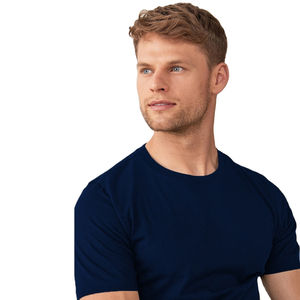 T-shirt pour homme 100% coton, col rond, imprimé sur mesure, manches courtes, respirant, séchage rapide, coupe ample, anti-rides - Product Image 4