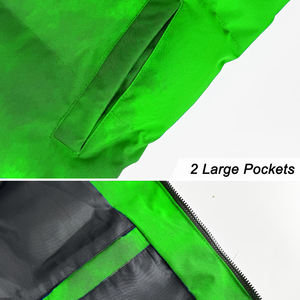 Gilet pour hommes, gilet léger en polyester à poches en 5 dimensions pour hommes, caractéristique pour fermeture à glissière imperméable personnalisée et chaude pour l'extérieur - Product Image 3