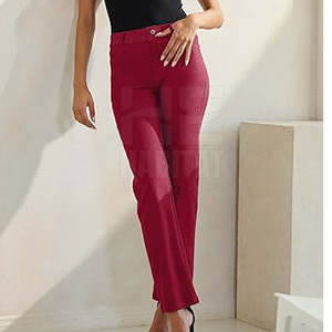 กางเกงหนังผู้หญิงลำลองทรงสกินนี่ ผ้าหนังนุ่ม คุณภาพสูง เหมาะสำหรับทำงาน - Product Image 3