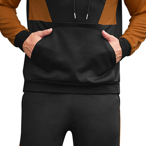 ชุดเซ็ตเสื้อฮู้ดดี้และกางเกงวอร์มผู้ชายแบบสั่งทำพิเศษ ผ้าฝ้าย 100% ชุดจ็อกเกอร์พร้อมโลโก้สั่งทำ ชุดวอร์มแบบยูนิเซ็กซ์ - Product Image 4