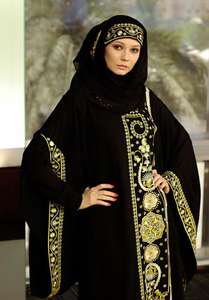 Abaya de mariage égyptienne avec broderie lourde, look luxueux - Product Image 2