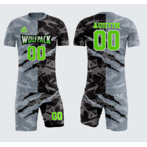 Maillot de football personnalisé en polyester à séchage rapide, coupe ajustée, conception par sublimation, uniforme de football en polyester 100% - Product Image 1