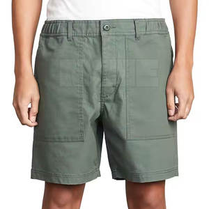 Pantalones cortos chinos de cintura media para hombre, superventas, transpirables, 100% algodón, informal, patrón sólido, secado rápido, alta calidad - Product Image 1