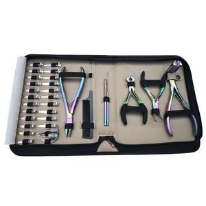 Herramientas para Extensiones de Cabello de Salón, Alicates para Cinta Adhesiva, Alicates Planos para Crimpar, Removedor de Cuentas, Cortador de Queratina, Peine Separador, Clips, Herramienta de Bucle - Product Image 1