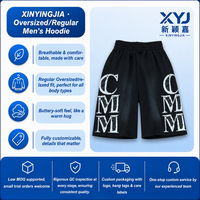 Shorts tricotés légers pour hommes avec impression numérique de haute qualité et cordon de serrage à la taille