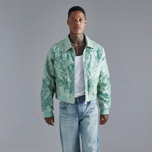 OEM Custom Winter <b>Letter</b> <b>Men</b> Varsity <b>Jacket</b> University Embroidery Logo High Street Casual Varsity <b>Jackets</b> for <b>Men</b> - Product Image 1
