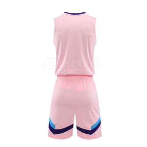 Uniforme de basket-ball de haute qualité, dernier style, pour hommes, respirant, séchage rapide, uniforme d'équipe de basket-ball en service OEM - Product Image 3