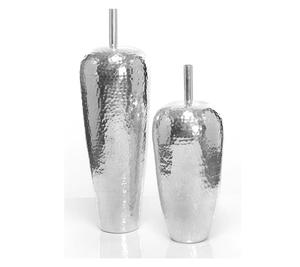 แจกันดอกไม้ทำจากโลหะสีผสมเข้ากันดีที่สุด,แจกันและแจกันดอกไม้ดีไซน์แฮนด์เมดสำหรับตกแต่งบ้านสีเขียว - Product Image 4