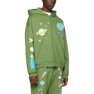 Meilleure Qualité Style Rétro Sportswear Hiver Pantalon De Survêtement Évasé Pull À Capuche Solide Motif Respirant Baggy Conception En Gros - Product Image 2