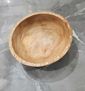 Best Selling ECO-Friendly Wooden Crafted Bowl with Stylish <b>Spoon</b> Set for Home Decor Restaurant Food <b>Serving</b> Customized Technique - Product Image 5