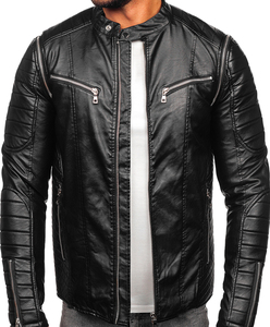 Genuine Leather <b>Biker</b> <b>Jacket</b> for Men - Product Image 1