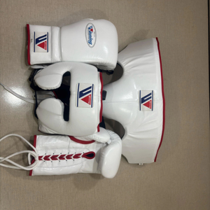 Gants de boxe de boxe de sparring sur mesure en cuir véritable de qualité supérieure protège-tête protège-aine MS-SP prix de gros-573 - Product Image 1