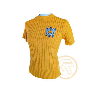 Cárdigan Griego Personalizado de Alta Calidad con Botones en la Parte Delantera, Bordado Acrílico de Sigma Gamma Rho, para Mujer, Informal, de Invierno - Product Image 1