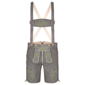 Shorts décontractés en cuir et tissu peigné pour hommes, respirants, séchage rapide, taille mi-haute, fermeture à cordon - Product Image 1