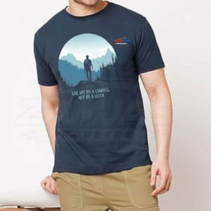 T-shirts imprimés graphiques pour hommes respirants et à séchage rapide avec logo personnalisé, T-shirts imprimés graphiques pour hommes élégants et de haute qualité - Product Image 5