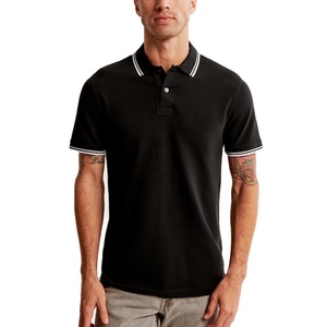 Personnalisé de haute qualité été hommes classique Style élégant chemise col polo t-shirt conception chemise formelle - Product Image 1