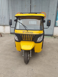 Nuevo Tuk-Tuk de tres ruedas marca Bajaj, triciclo de pasajeros abierto de 150cc y seis plazas, disponible en stock. - Product Image 4