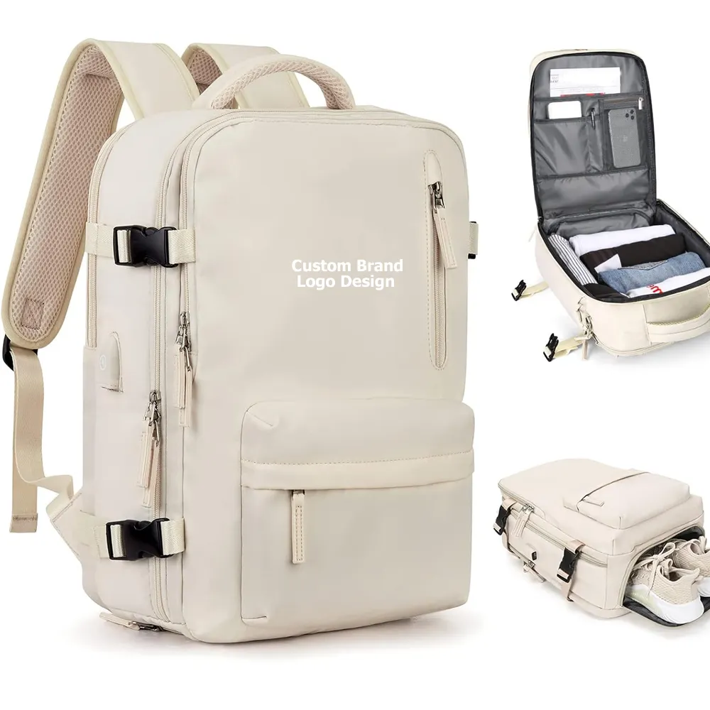 यात्रा के लिए बैग, महिलाओं के लिए अंडरसीट कैरी-ऑन बैग, हैंड लगेज बैग पुरुष यात्रा बैकपैक केबिन आकार लैपटॉप बैकपैक