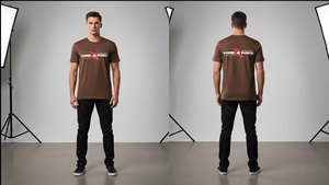 Camisetas Casuales POWER PUNCH para Hombre, 100% Algodón Jersey, Cuello Redondo, Manga Corta, Secado Rápido, Anti-Pilling, Logotipo Personalizado, Personalizable - Product Image 3