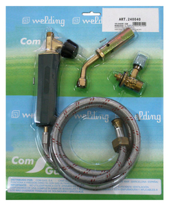 Máquina de soldar con manguera, grifo y boquilla 3600 Kcal/h (Comgas 240040) (Envasado en blíster) - Product Image 2