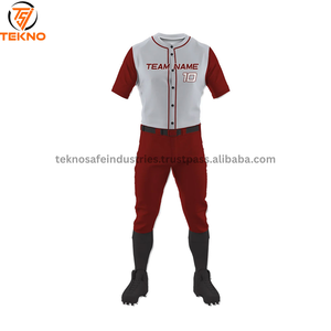 2025 Venta caliente Uniformes de béisbol en blanco Personalizado Impreso Su Logotipo de equipo y número Ropa deportiva para hombres y mujeres Servicio OEM - Product Image 6