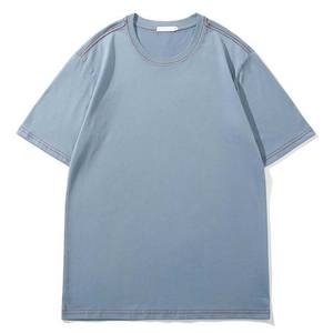 Service OEM T-shirt confortable 100% coton col rond coupe ajustée couleur personnalisée T-shirt décontracté pour homme été T-shirts surdimensionnés manches courtes - Product Image 6