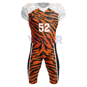 Venta al por mayor de ropa deportiva de secado rápido uniforme de fútbol americano bordado, Tops, Jersey de fútbol americano uniformes de fútbol americano - Product Image 3