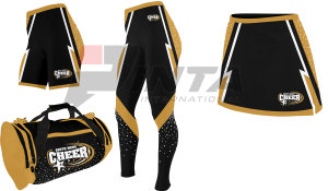 Nouvelle tenue de sport style cheerleading, nouvelle arrivée, haute qualité, respirante et confortable, en spandex/polyester, toutes saisons - Product Image 2
