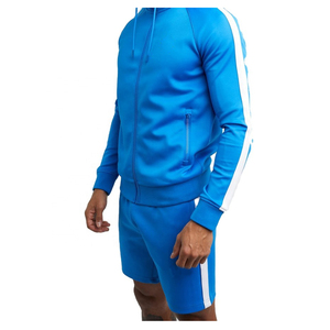 Conjunto de pantalones cortos y Sudadera con capucha para hombre, gimnasio, entrenamiento, trotar, personalizado - Product Image 1