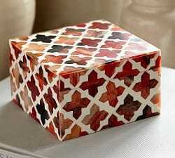 Handmade Colorful Resin Inlay Jewelry <b>Box</b> Home Decorative <b>Wooden</b> <b>Box</b> for Office for Office or Home Decorative <b>Storage</b> - Product Image 3