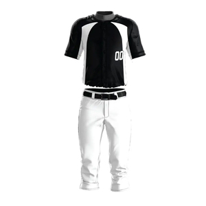 Conjunto de Uniforme de Béisbol Unisex con Jersey y Pantalones Estampados Transpirables de Talla Grande para Entrenamiento en Equipo y Ropa Deportiva - Product Image 2