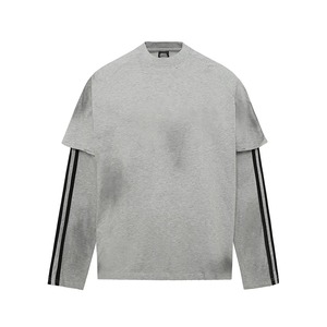 Camisetas Premium para Hombre, Talla Grande, Manga Doble, Transpirables, Ecológicas, Diseño Liso, Tela 100% Algodón de Alta Calidad - Product Image 5