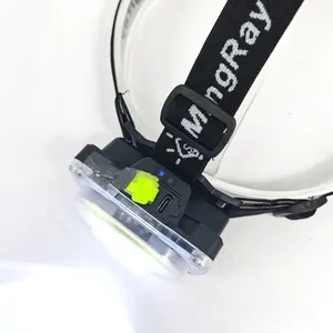 MingRay 브랜드의 새로운 10 W COB + LED 충전식 헤드 램프 듀얼 빔, 닝보 공장 도매 재고 있음 소량을 수락
