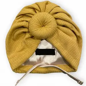 Designer Head Wraps Turban Head Wrap Knit Headwraps Urban Hair Scarf Solid Color Long Breathable Head Band Tie for Women