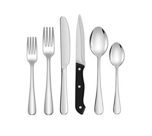 Juego de cubiertos dorados en acero inoxidable con diseño hecho a mano, perfecto para utensilios de cocina, artículos de hotel, comedor y vajilla para el hogar - Product Image 6