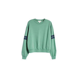 Haute qualité 100% coton décontracté streetwear goutte épaule chiffres respirant écologique sweats à capuche tricoté femmes sweat-shirt - Product Image 6