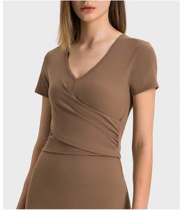 Sudaderas de cuello redondo Vintage para mujer, con forro de Sherpa jersey de lana, camisetas de manga larga gruesas con Logo, Camisetas básicas cálidas con estampado de invierno - Product Image 1