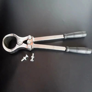 คีมตัดหนังแกะทำจากสแตนเลสแบบไร้เลือดที่หนีบสำหรับตัดหนังวัวปกป้องม้าอุ้งเท้าปรับได้ - Product Image 4