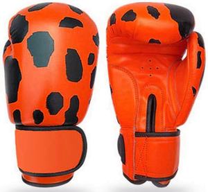 Gants de boxe d'entraînement professionnels en cuir, à lacets, ajustement ergonomique, absorption des chocs, sangle solide, fermeture sécurisée, haute qualité - Product Image 1