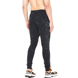 ชุดกีฬาสีพื้นสำหรับผู้ชายกางเกงวิ่งออกกำลังกายแบบลำลองล้างกรด - Product Image 2