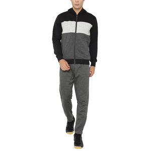 Conjunto Deportivo Premium para Hombre, Sudadera con Capucha y Cremallera Completa y Pantalones Deportivos, Ropa Deportiva de Invierno para Gimnasio y Correr, Personalizable al por Mayor con Etiqueta Privada - Product Image 1