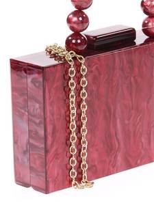 Pochette de Soirée Créative en Résine de Luxe Faite à la Main, Haute Qualité, Personnalisable, Portable, pour Femme - Product Image 6