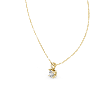 Collar con Colgante de Diamante Sintético VVS-VS EF de 1.576 CT, Disponible en Oro Rosa, Amarillo y Blanco de 18KT y 14KT - Product Image 5